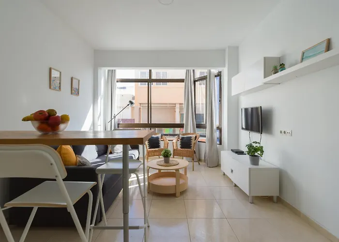 Cozy Nearby Flat Canteras 公寓 *